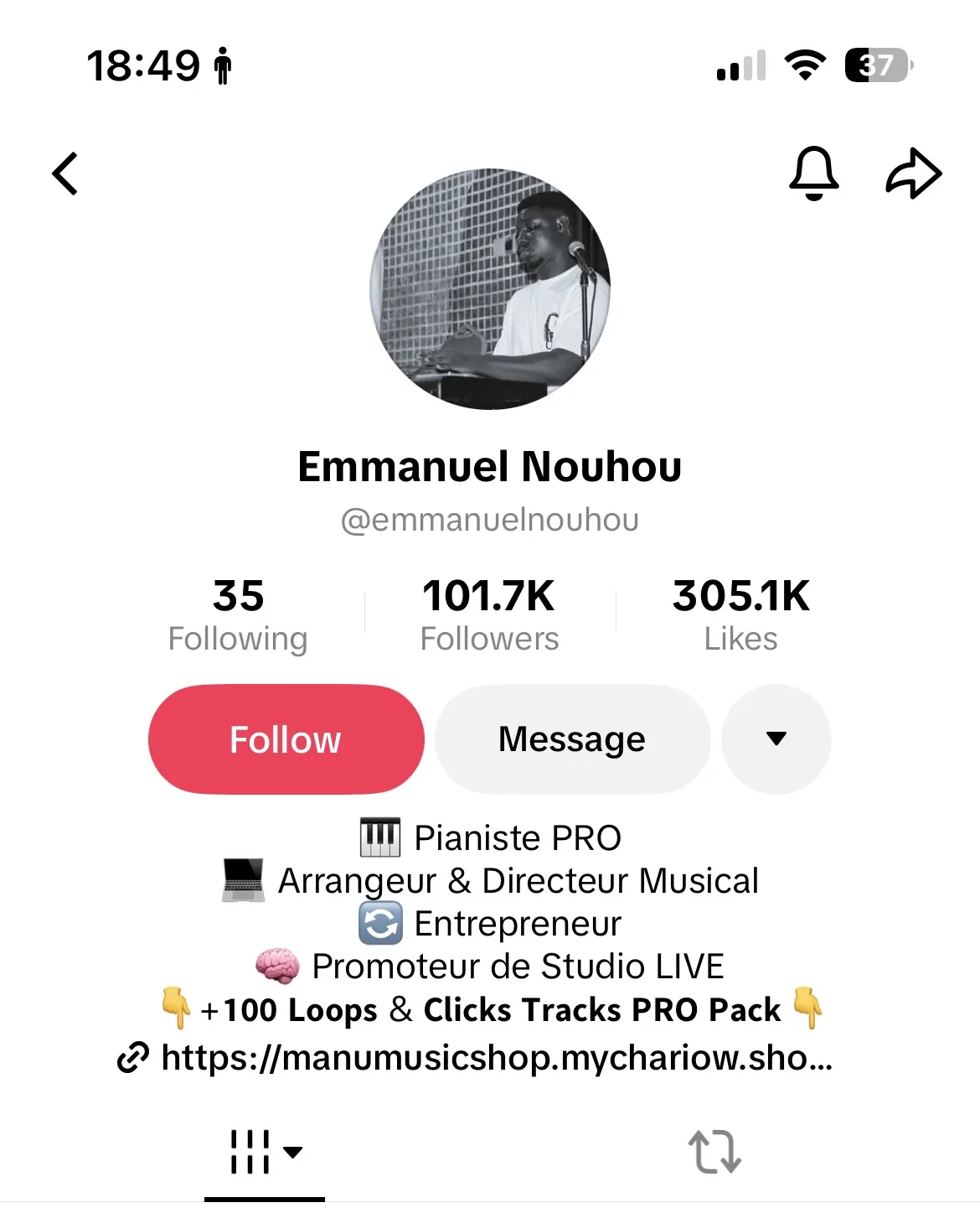 TikTok Emmanuel Nouhou